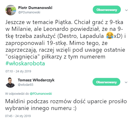 DLATEGO Piątek nie dostał numeru 9! :D